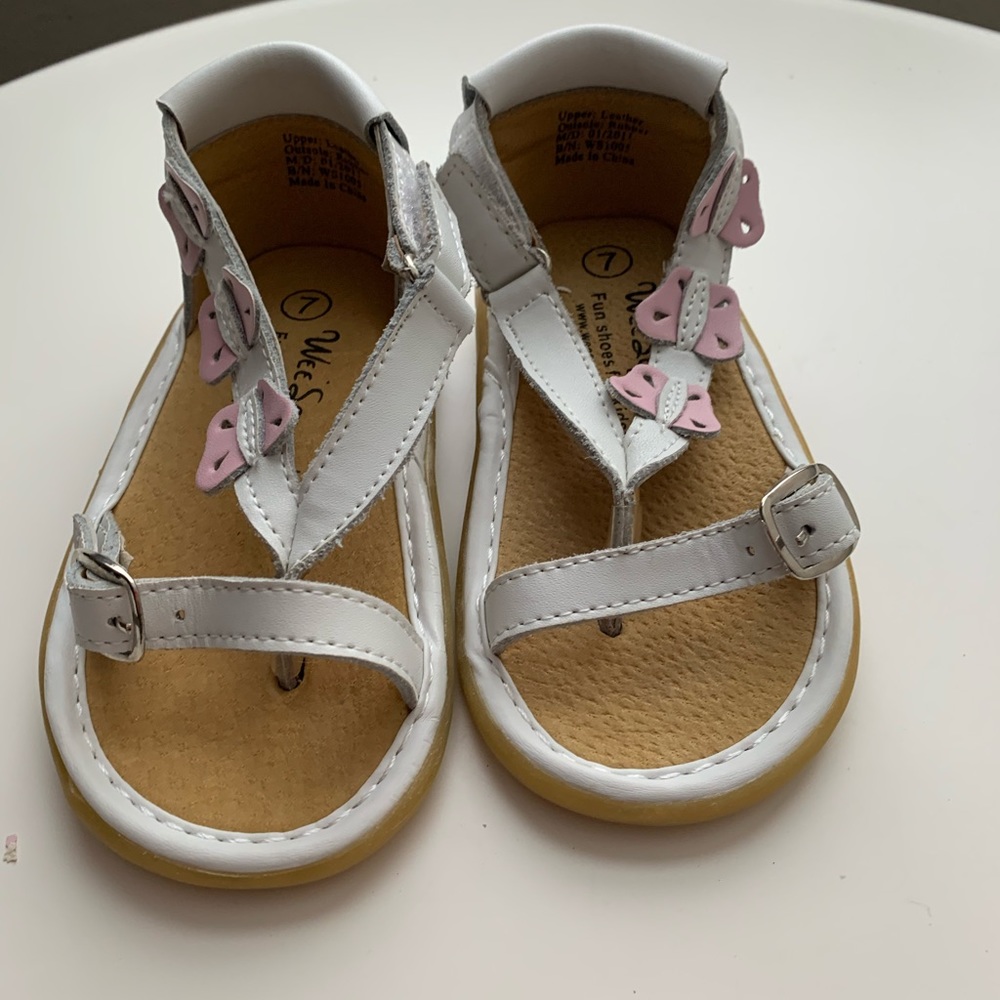Brand new Wee squeek Toddler white sandals no box